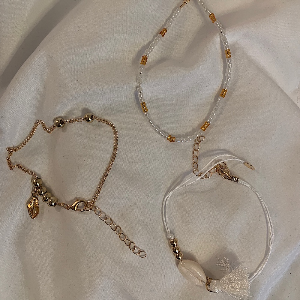 3 piece Anklet/Bracelet Set